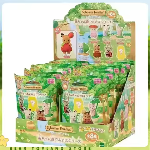 Sylvanian Families Authentic Ternuries Ternurines Baby Forest Blind Bags 16 Box Kids Toys for Girls 
