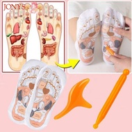 JONYS Reflexology Socks, with Trigger Point Massage Tool Acupoint Triangle Massager Massage Socks,  