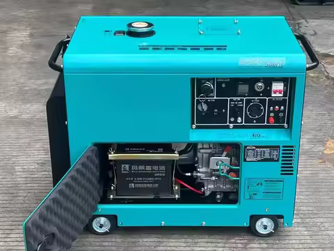 5kw 5kva Silent Portable Diesel Generator Set with Digital Panel 4-Stroke Air-Cooled Engine CE GS Ce