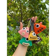 Jcraft Keychain/Bag Charm Doll Handmade
