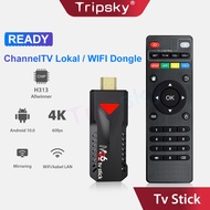 Tripsky Tv Stick M96 Ram 2gb Rom 16gb Smart Tv Box Android 10 Mini Tv Box Online Local Tv Android
