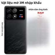 Miếng Dán Bảo Vệ Ống Kính Điện Thoại Màu Mờ Cho Xiaomi Redmi K70 K70 pro E Ultimate Version Champion
