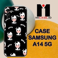 SAMSUNG A14 5G Case - SAMSUNG A14 5G Fashion Case Latest 2022 MI.CASE [ COW CARTOON ] Soft Case Glas
