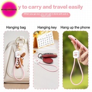 Strongaroetrtomj 3A 60W Fast Charge Lanyard Data Cable Short Keychain Hand Cord Data Cable Charging 