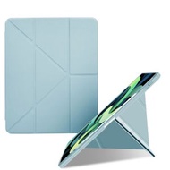 全城熱賣 - 亞克力二合一Y折智能平板皮套 適用於 iPad Pro 12.9 2022 / 2021 / 2020 / 2018（白冰色）