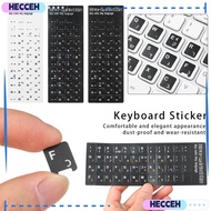 HECCEH Hebrew Letter Laptop Non-slip Keyboard Covers Label Sticker