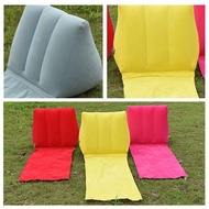 ✨Taoyuan Shipment✨PVC Flocking Triangle Cushion Inflatable Lumbar Pillow Balcony Beach Cushion Simpl