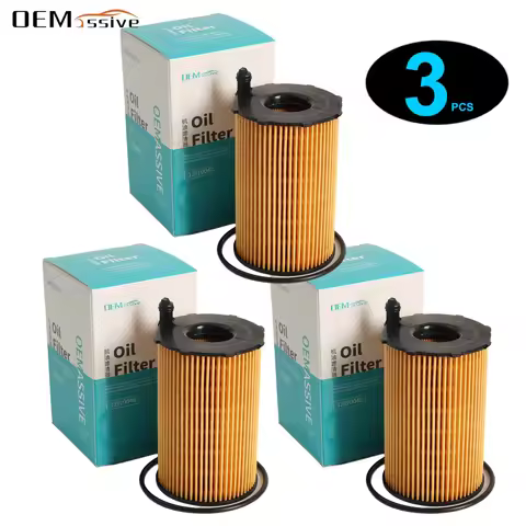 3x Engine Oil Filter 059198405 For Audi A4 A5 A6 A7 A8 Q5 Q7 8K 8T 8F 4G 4H 8R 4L Porsche Cayenne 92