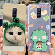 เคสสำหรับ Samsung Galaxy A6 Plus 2018เคส SM-A605F เคสโทรศัพท์ครอบ TPU นุ่มทาสีทันสมัยสำหรับ A6 Samsung + เคส A605F ขนาด6.0นิ้ว