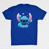 S-5XL Lilo and Stitch Disney Cartoon Unisex T-Shirt Tshirt 100% Cotton COD