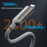 240W 4 trong 1 Cáp sạc cuộn dây từ tính Cáp dữ liệu siêu nhanh 4 trong 1 E-Marker 1m USB-A Type-C