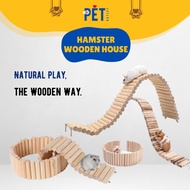 Mini Fence Wooden Ladder Bridge Hamster Small Pets