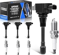 1.6 1.8 2.5 Ignition Coil Pack UF549 22448-1KT1A C1696-4 22448-ED000 Iridium Spark Plugs 9029 Fit Ni