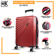 Koper 24 inch Polo Geneva 1037 Ukuran Bagasi - Tas Travel - Tas koper - koper fiber hardcase - koper