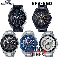 CASIO Edifice รุ่น EFV-550 ของแท้ 100% นาฬิกาจับเวลา Chronograph นาฬิกาผู้ชายสายสแตนเลส พร้อมกล่องและประกัน CMG 1ปี EFV EFV550 EFV550D EFV-550