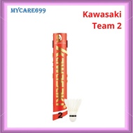 Kawasaki Shuttlecock Badminton Shuttlecocks Speed 77 Team 2 Top / Tournament Grade Goose Feather BWF