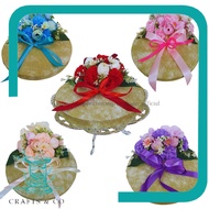 1PCS 3PCS 5PCS GABUS BULAT DULANG HANTARAN SIAP GUBAHAN / HANTARAN PERKHAWINAN / MAJLIS BERTUNANG / 