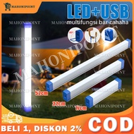 Lampu Emergency LED Panjang / Lampu Neon LED Panjang Portable USB Charger / Lampu Penerangan Darurat