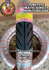 Ban Motor Matic Ring 14 Tubetype Non Tubeless Merk RPM Motif Tiger Turtle Flemmo Untuk Beat Spacy Scoopy Old Vario Mio Fino Genio Old XRide Spin Soul dll