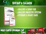 Molly Cat Adult Shrimp &amp; Salmon (Cat Food) 15KG