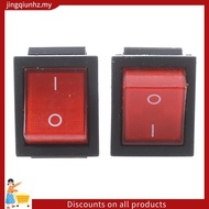 [in stock]16A/250VAC 20A/125VAC Red Indicator Light 4 Pin ON/OFF DPST Rocker Switch 2 Pcs