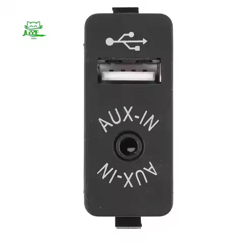 A22E-Car USB AUX In Plug Auxiliary Input Socket Adapter For BMW E81 E87 E90 F10 F12 E70 X4 X5 X6
