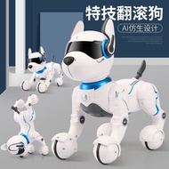 Robot Pintar Anjing Kawalan Jauh Mainan Kanak-kanak Anak Anjing Berjalan Pengaturcaraan Aksi Anjing 
