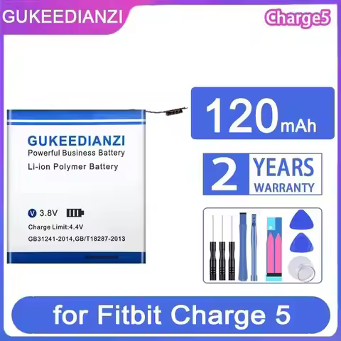 Smart Sports Watch Battery 120mAh For Fitbit Charge 5 Charge5 Smart Sport Watch Reliable Power