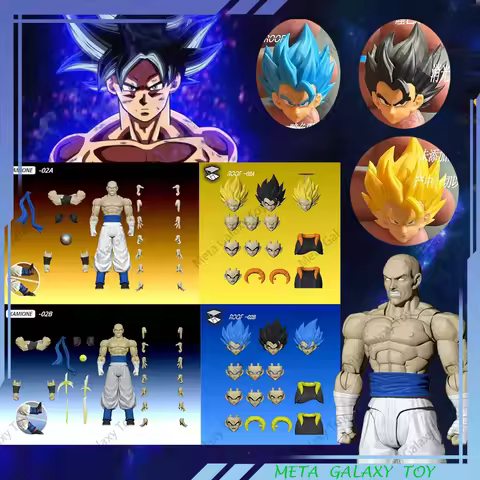 Tonsenarttoys Kamione Dragon Ball Z SHF Super Saiyan Blue SSJ Son Goku Vegeta Gogeta Anime Action Fi