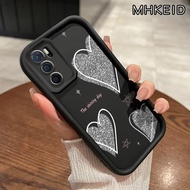 Casing Hp OPPO A16 OPPO A16s OPPO A54s Case Pola Hati yang Bersinar Silikon Softcase Kesing Hp Cangkang anti drop baru yang Jual panas Casing