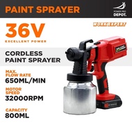 Work Expert Cordless Electric Spray Gun (36V) | Handheld Paint Machine | Spray Gun Paint | Mesin Pengecat
