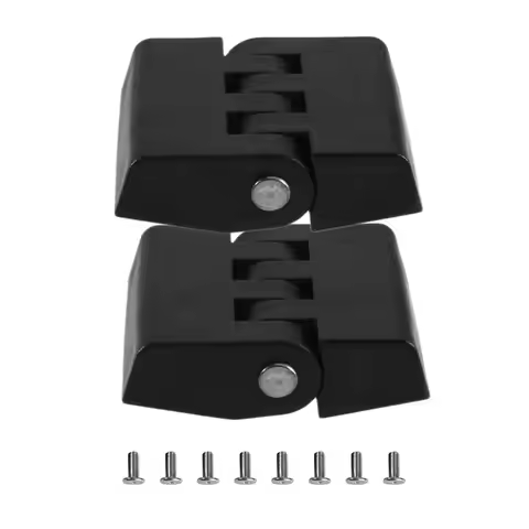 Motorcycle Rear Top Case Hinges 2 Pcs Includes Two Nylon Hinges, Eight Screws Hardware For Motorbike