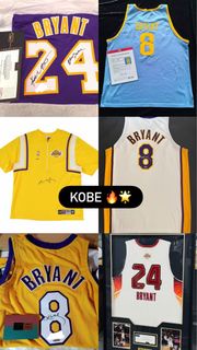 Kobe Bryant 親筆簽名球衣 官方證書帶有獨立編號