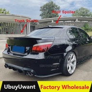 On sale For BMW E60 ROOF Spoiler ABS Material Car Rear Wing Primer Color Rear Spoiler For BMW E60 52