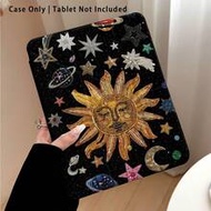 1pc Tablet Protective Case With Stand, Planet, Moon, Planet, Star, Sun Pattern, Suitable For Honor 8