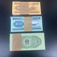 已保 1953年 人民幣 1分 2分及5分(三叠一套) 原版 各一刀 100張 日本回流 品相好 品相如圖 早期人民幣