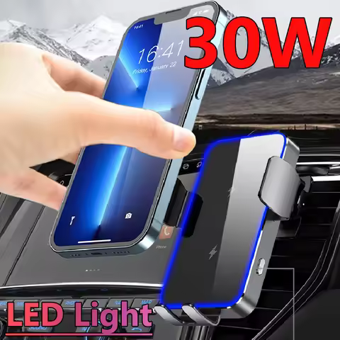 Wireless Charger Car Stand Phone Holder Dual Coil Fast Charging Station For Samsung Z Flip 4 3 2 S21