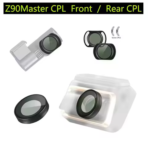 chizhilin Dash Cam CPL Filter for DDPAI Z90 Master HD Lens Dust Protection Anti Glare CPL Filter for