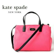 Kate spade small loden blake avenue nylon cabaret pink crossbody slingbag ori bag