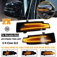 Dynamic LED Turn Signal Rearview Mirror Indicator Light Turn Signal Suitable for Mercedes-Benz G R-C