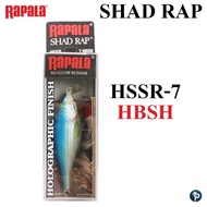 เหยื่อปลอม Rapala Shad Rap รหัส HSSR