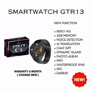 SMARTWATCH GTR 13 + 4GB MEMORY + DYNAMIC ISLAND + REPLY WS + CHAT GPT + PHOTO ALBUM + MP3