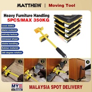 【Max 300KG】5PCS Triangle Iron Mover Furniture Moving Tool Heavy Object Handling Tool
