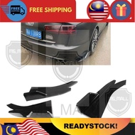  *UPGRADE DESIGN*Universal Rear Bumper Lip Diffuser Winglet Wings Anti-crash Modified bodykit Black bezza saga vvt myvi