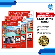 Sinopack RC ROUGH SATIN Photo paper 260gsm 3R/4R/5R/A4