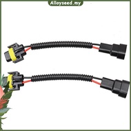 ✥Alloyseed✥【High Quality】 2Pcs H11 Female To 9005 9006 Male Wiring Harness H11 Female To 9005 9006 M