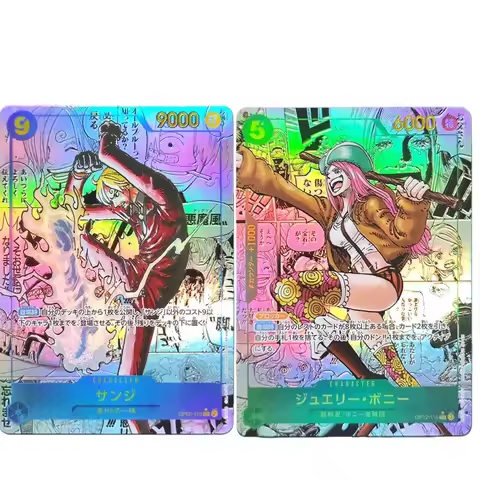 DIY OPCG ONE PIECE CARD Game Sanji Manga Bonney Alt Art OP06-119 OP12-118 SEC Japanese Collection An
