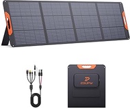 ZOUPW 200W Portable Solar Panel for Power Station,23.5% Efficiency Mono Foldable Solar Charger with 