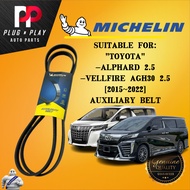 TOYOTA ALPHARD 2.5 / VELLFIRE AGH30 2.5 [2015~2022] [6PK 1244 / 6PK 1245] MICHELIN AUXILIARY BELT 10