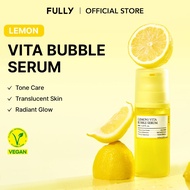[FULLY Official] Lemon Vita Bubble Serum 95ml | Blemish & Tone Improvement | Lemon Extract 69% | 3-S